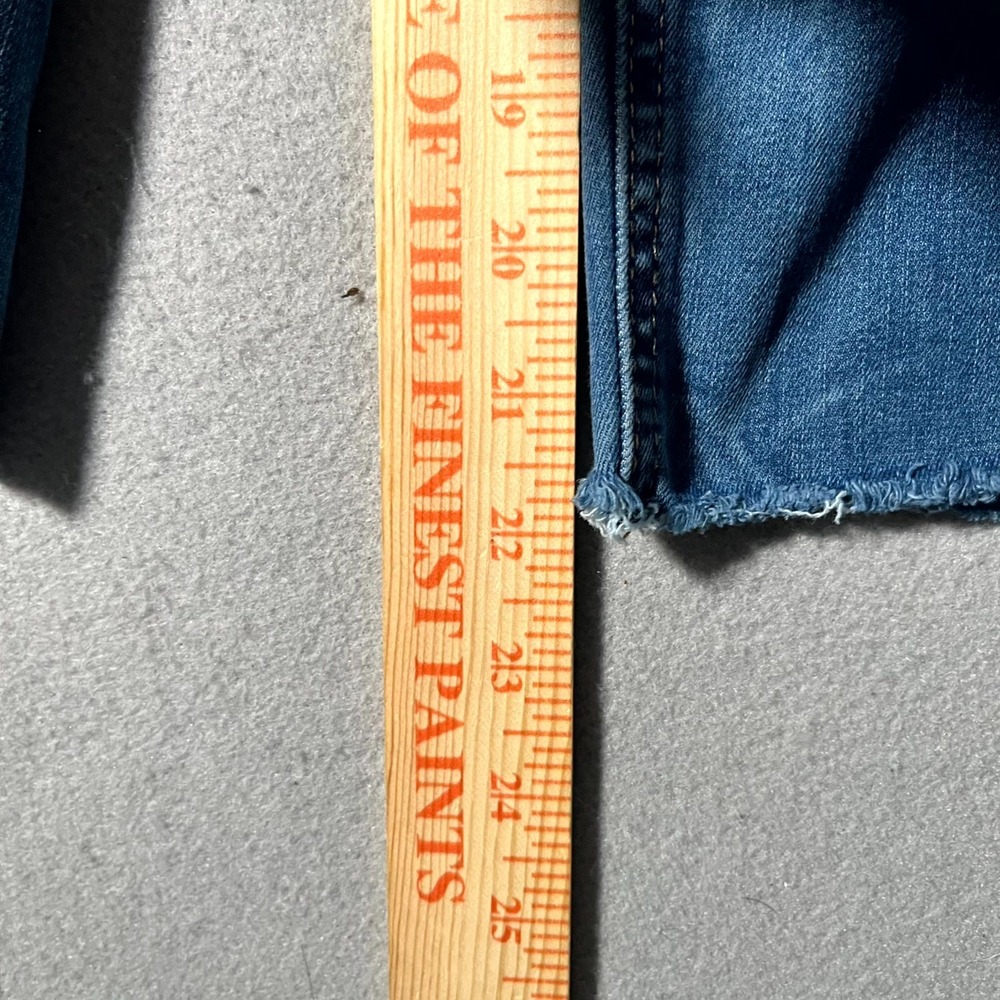 Old Navy Fits You Rockstar Super Skinny Jeans Womens 14-18 Blue Denim High Rise - Picture 2 of 6